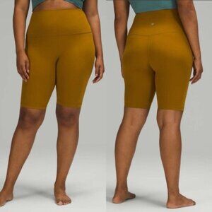 Lululemon Align Super High Rise Short 10" Gold Spice